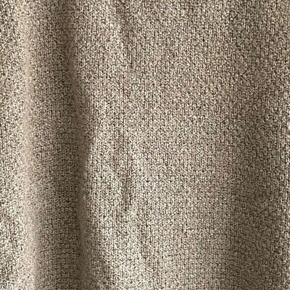 OLSEN Oversized V-Neck Sleeveless Chunky Knit Cardigan Sweater Tan O/S - Picture 7 of 13